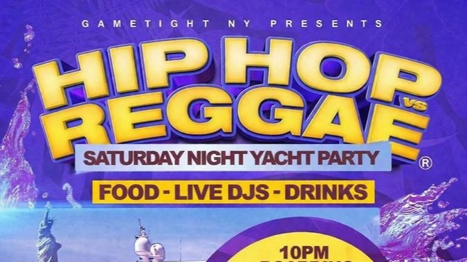 NYC HIP HOP VS REGGAE® SATURDAY MIDNIGHT YACHT PARTY CRUISE PIER 36 2026