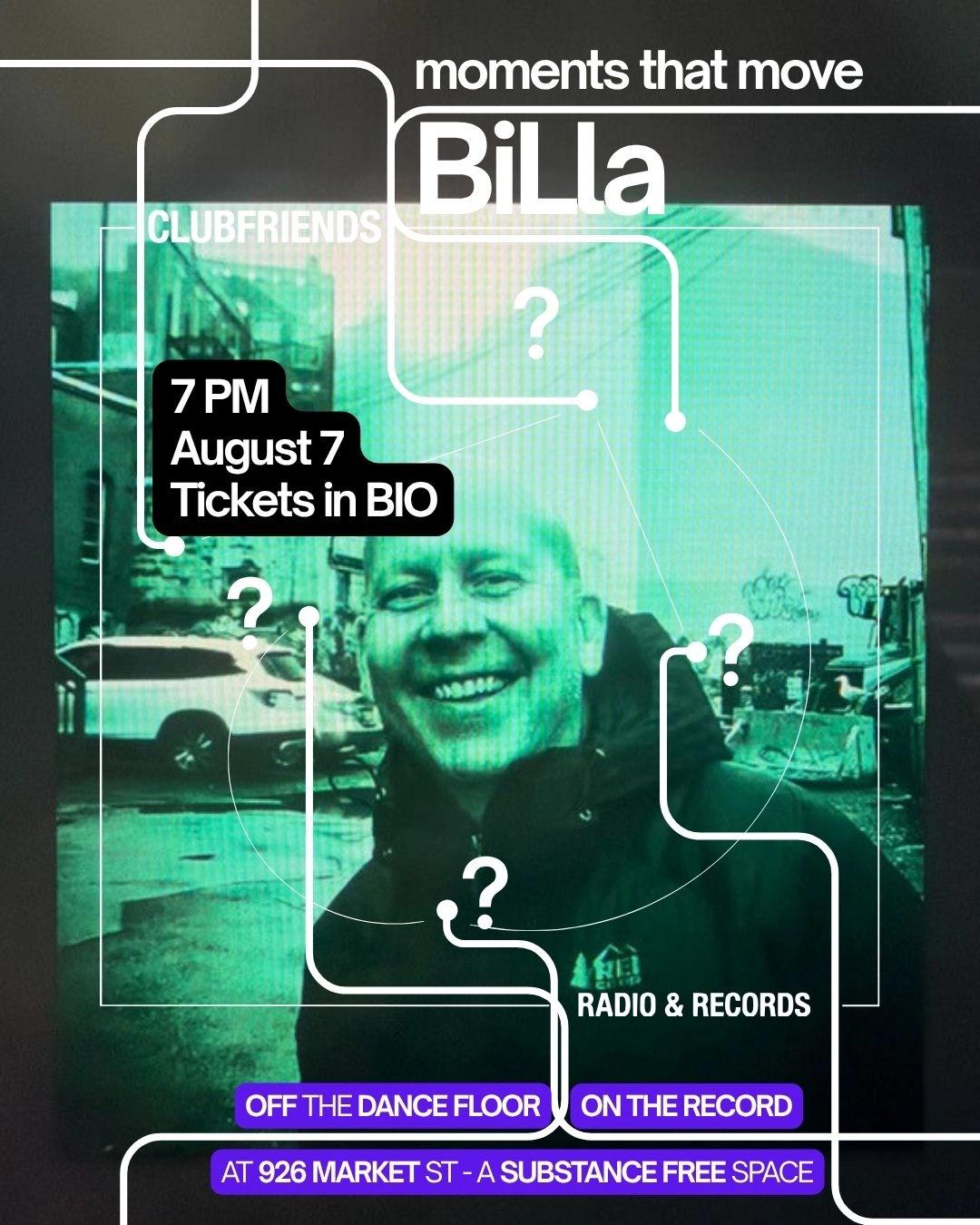 BiLla Off the Dance Floor and On The Record