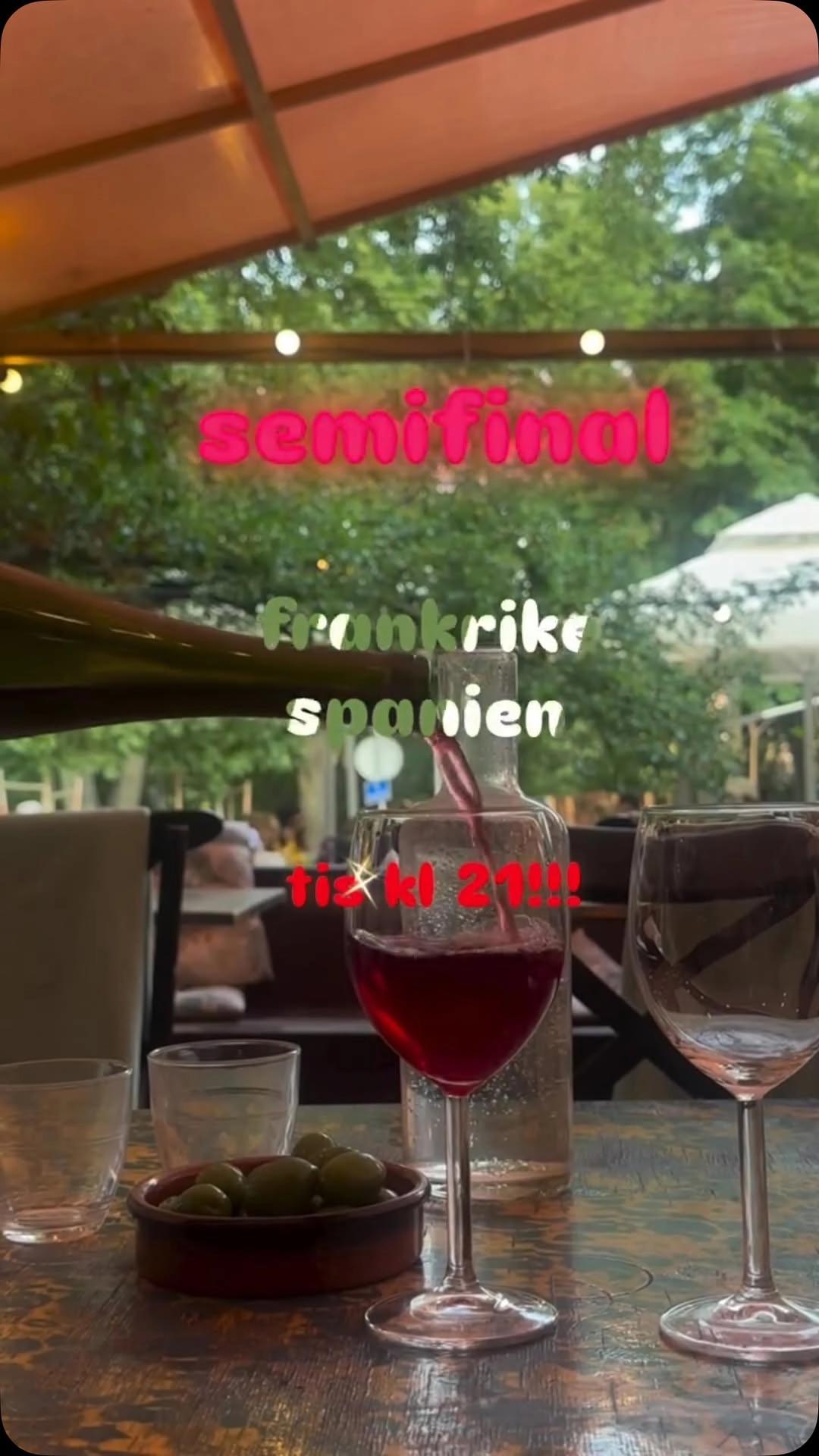Semifinal: Frankrike vs Spanien