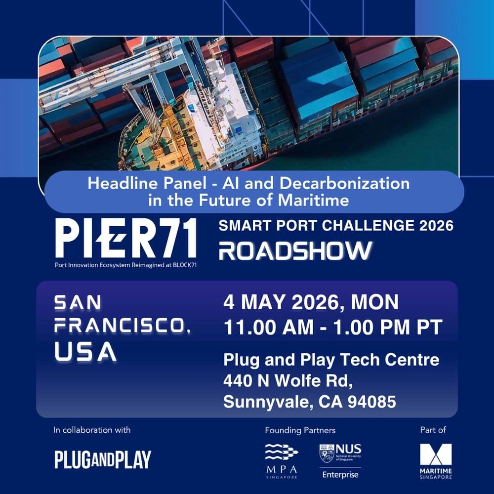AI and Decarbonization in the Future of Maritime: PIER71 Roadshow - Silicon Valley