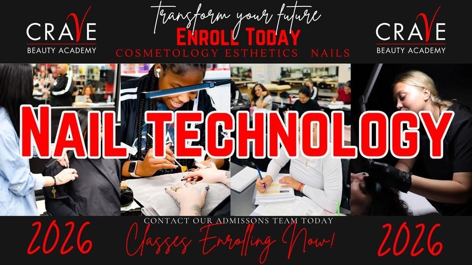 Nail Technology Full Time July 20th Class Start Date