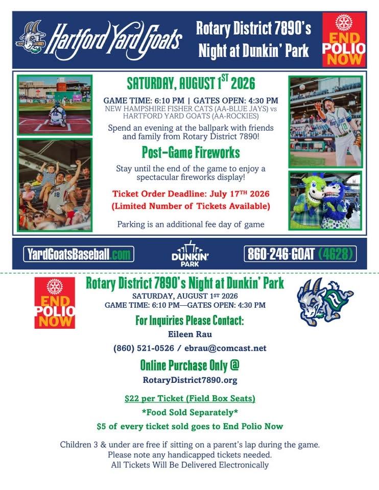 Rotary Night at the YardGoats