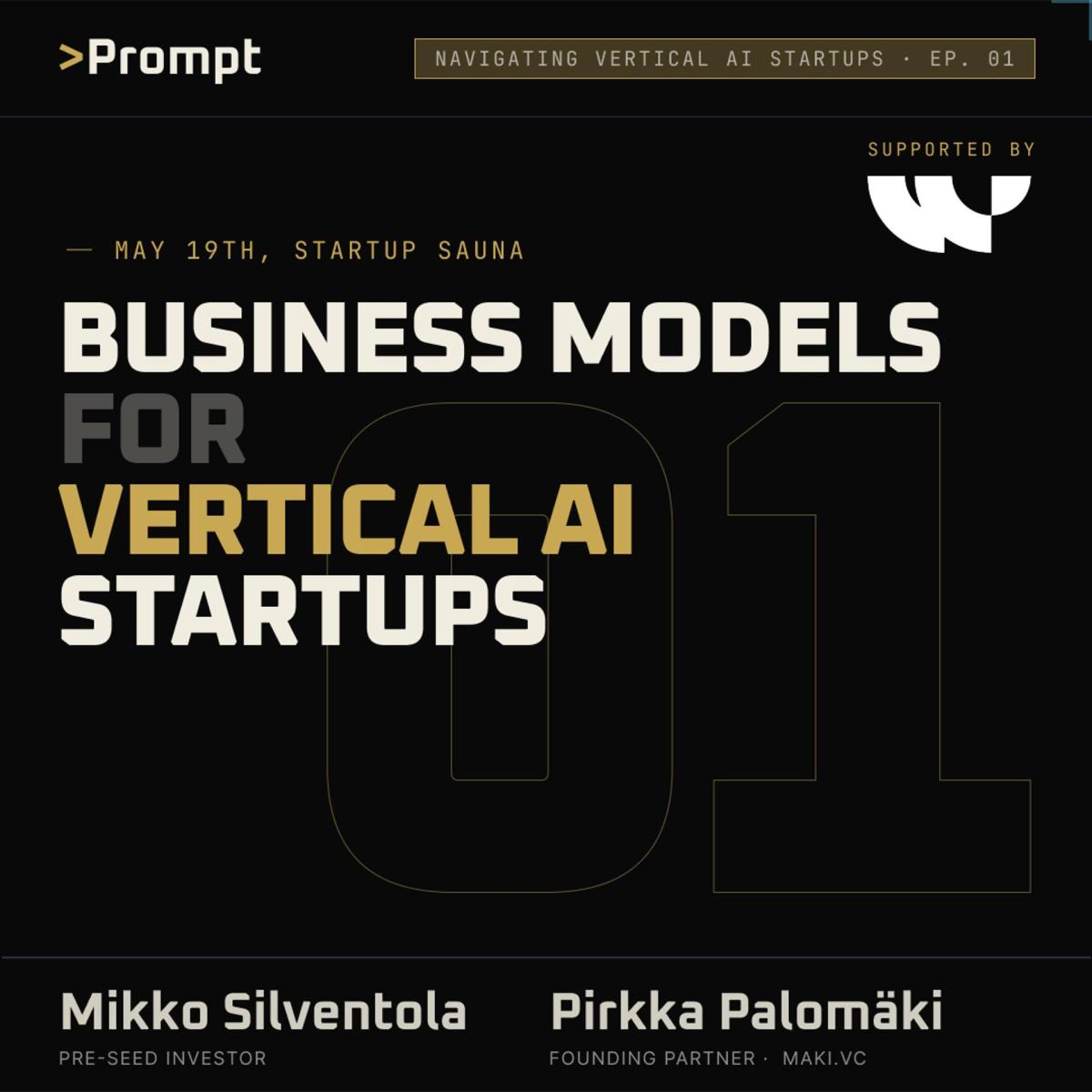 Prompt: Business Models for Vertical AI Startups