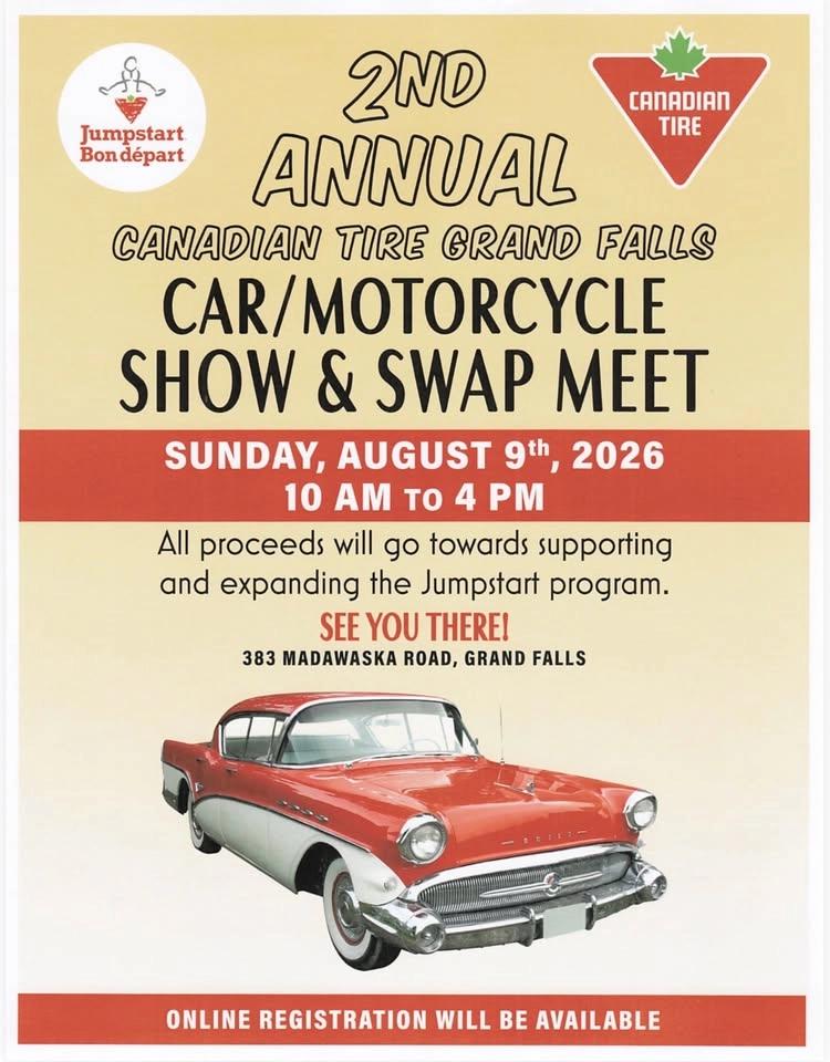 Canadian Tire Grand Falls, NB - Car/ Motorcycle Show & Swap Meet