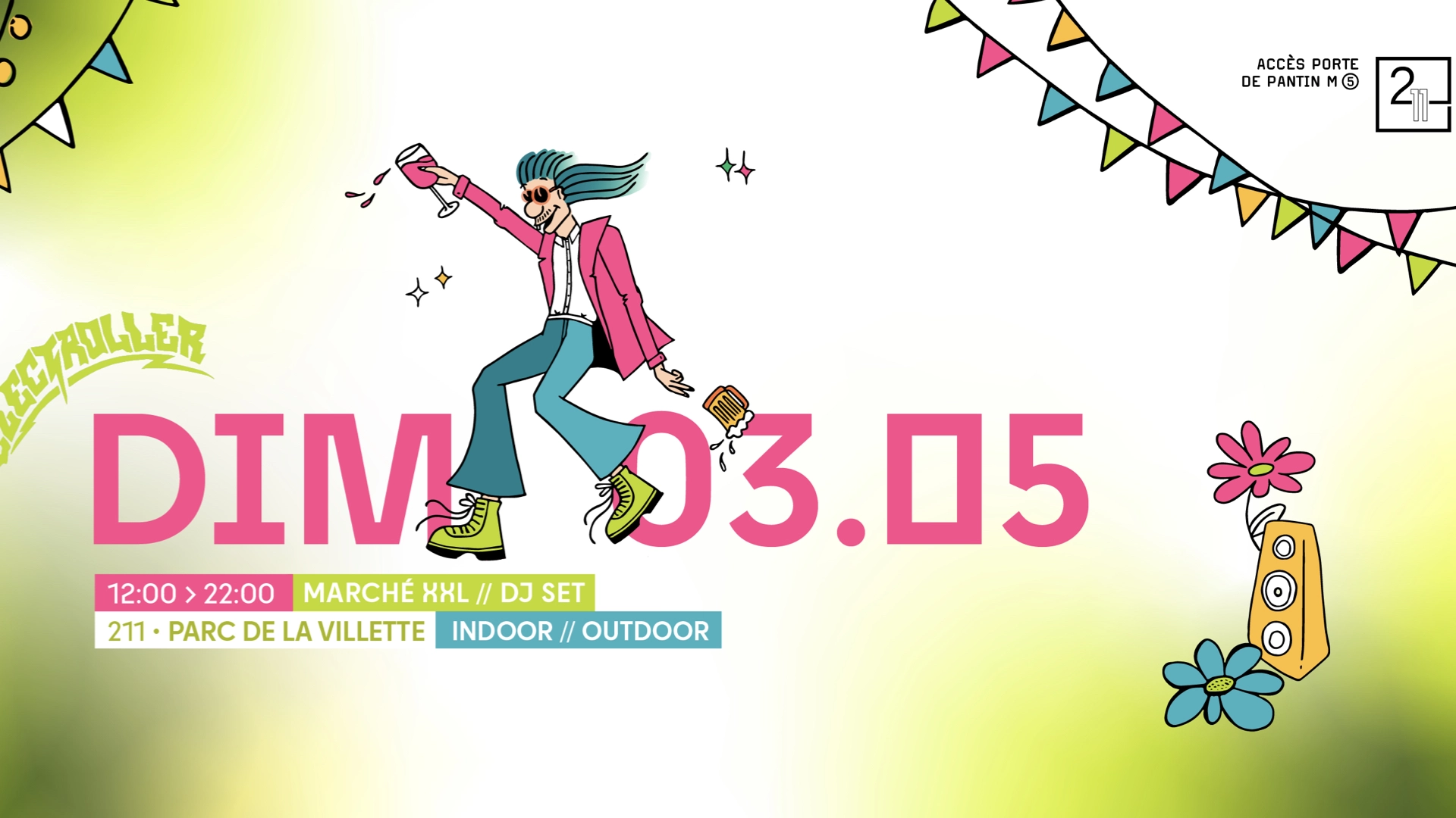 Electroller x 211: Marché xXL & DJ Set