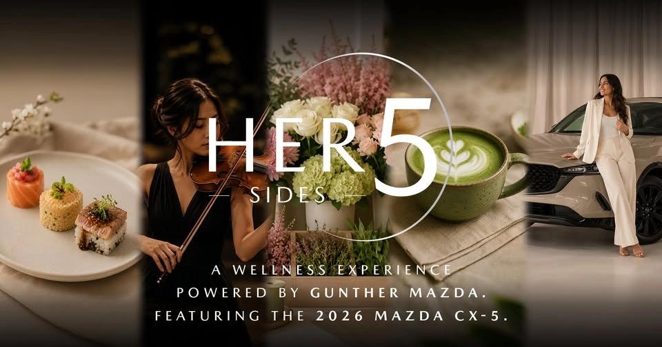 Her 5 Sides Wellness Experience inspired by the 2026 Mazda CX-5