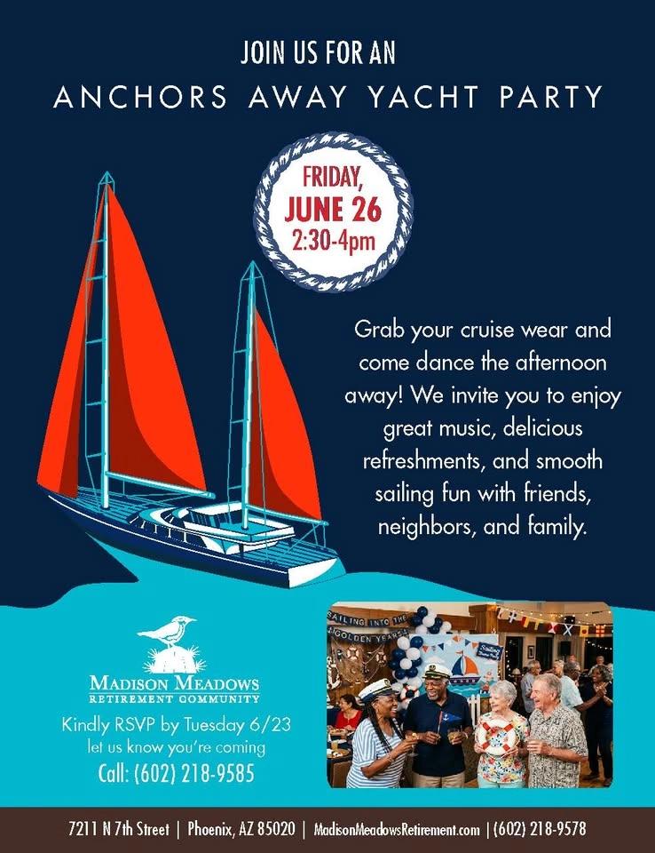 ⚓ Celebrate the Anchors Away Yacht Party with Us! ⚓