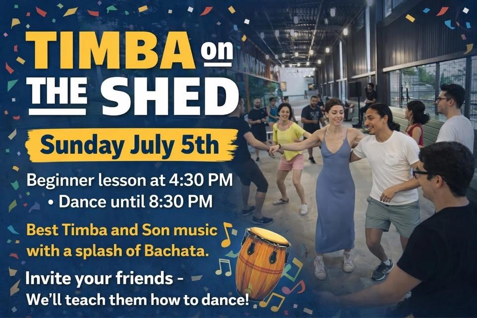 Timba in the Shed - July edition