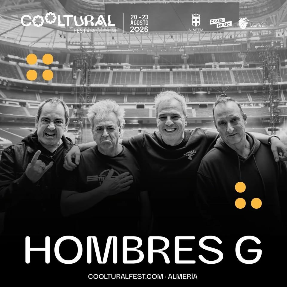 CONCIERTO DE HOMBRES G - COOLTURAL FEST ALMERÍA