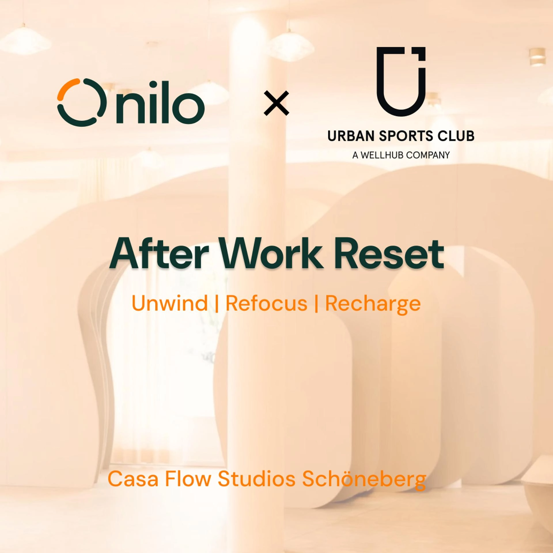 Unwind, Refocus, Recharge: After Work Reset with nilo & Urban Sports Club