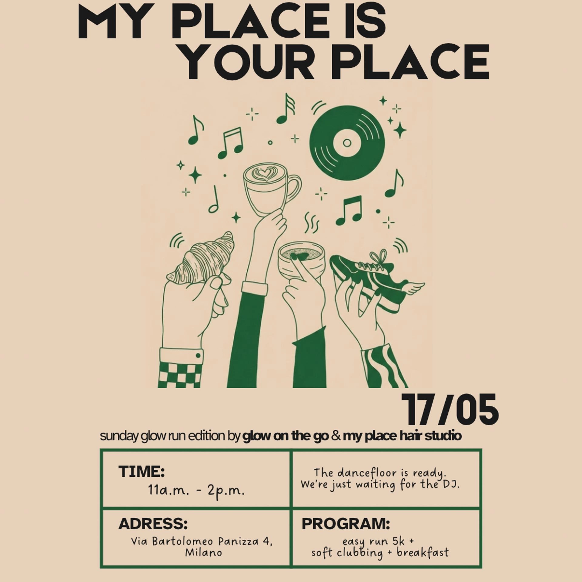 MY PLACE IS YOUR PLACE