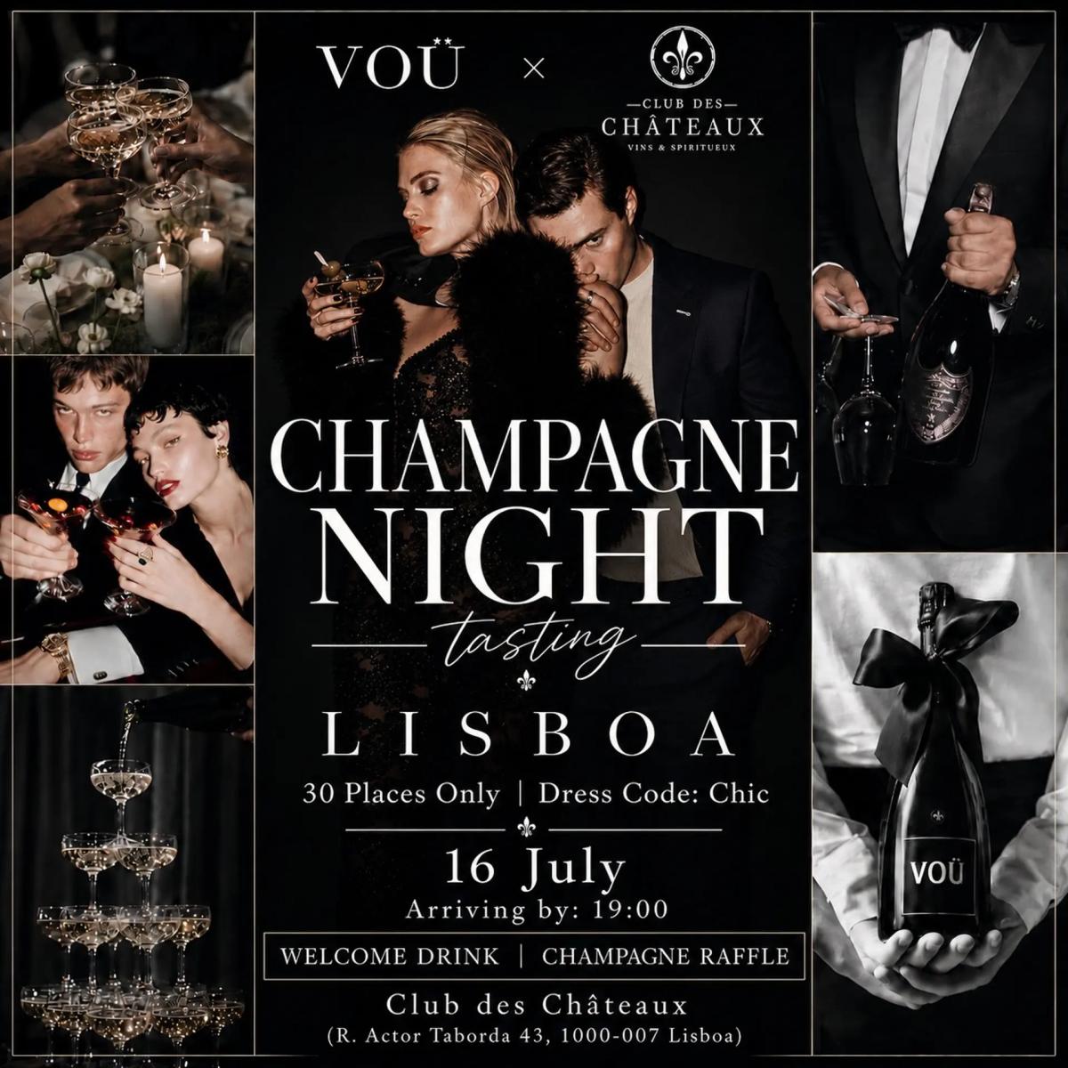 16 JULY. LISBON✨Curated 2-hour Champagne Tasting Soirée ✨