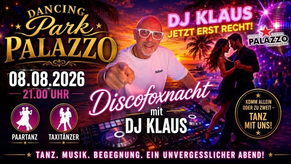Ü30 DiscoFox - PALAZZO mainfloor -große Tanzfläche