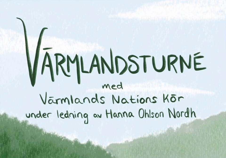 Konsert med Värmlands nations kör från Uppsala