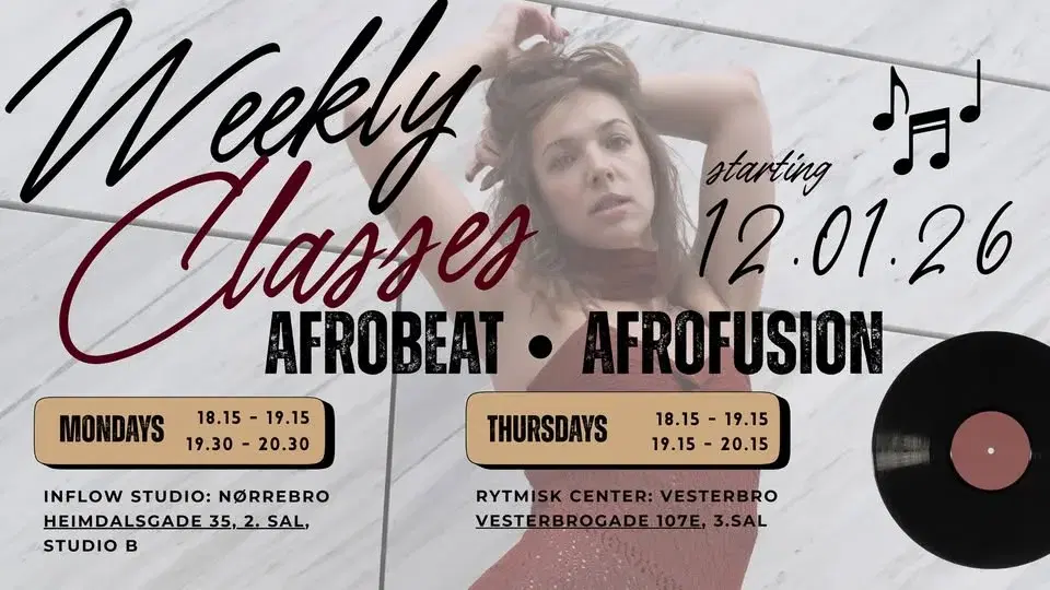 Monday Afro Dance Classes