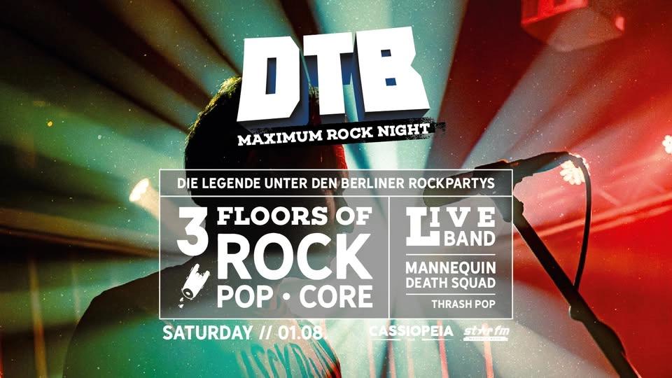 DTB Maximum Rock Night mit Liveband: Mannequin Death Squad