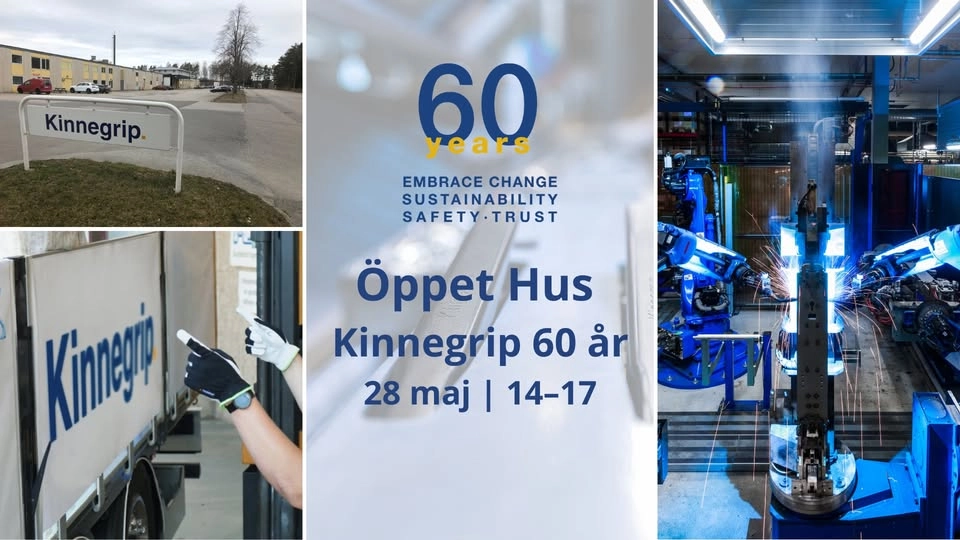 Öppet hus – Kinnegrip firar 60 år i Lidköping!