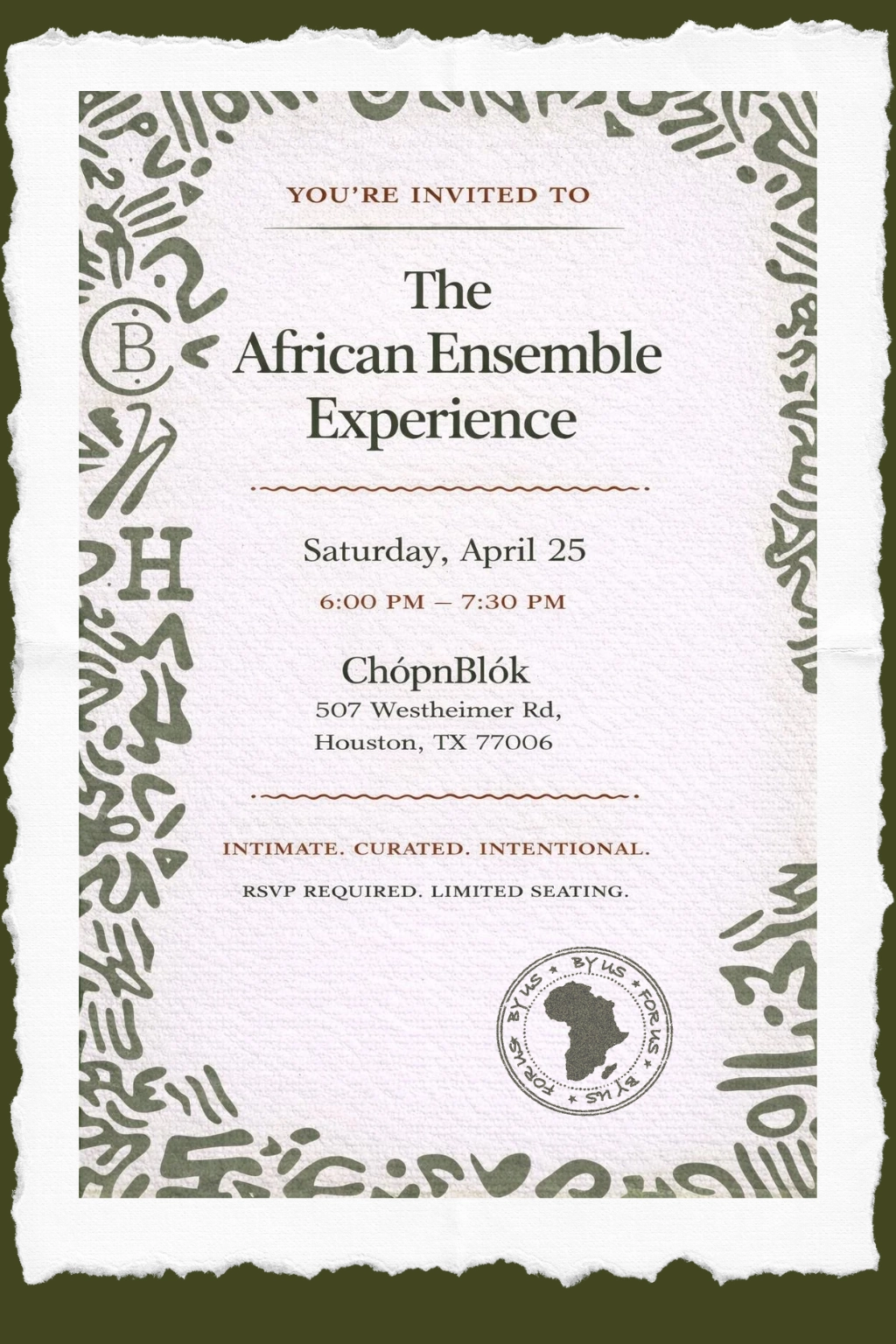 The African Ensemble Experience