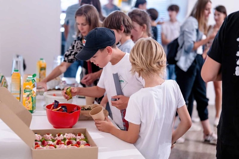 Dětská vernisáž výstavy Rudolf Sikora: Za a proti