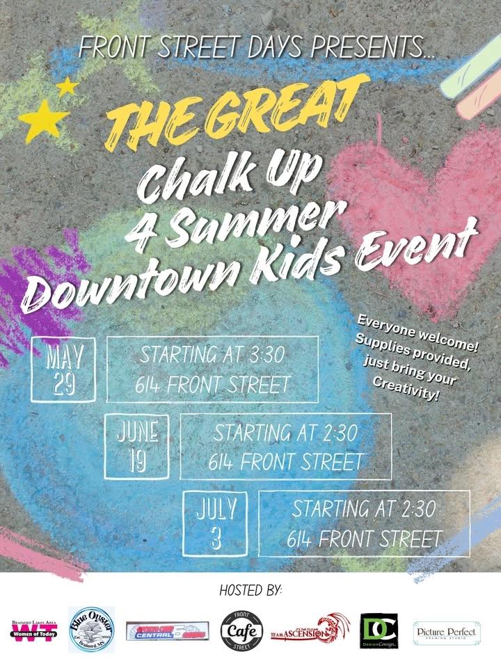 The Great "Chalk Up 4 Summer Downtown Kids Event!"