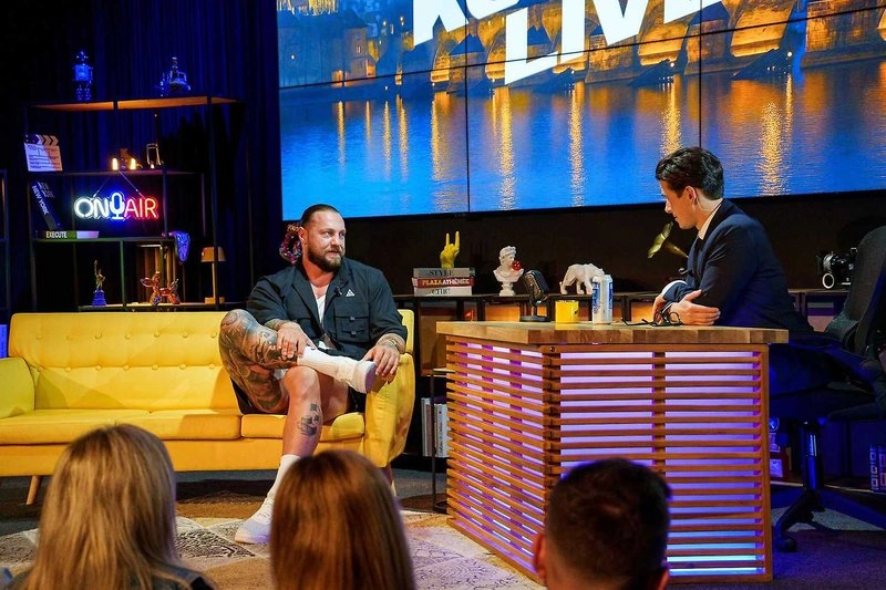 Natáčení talkshow Koťák Live