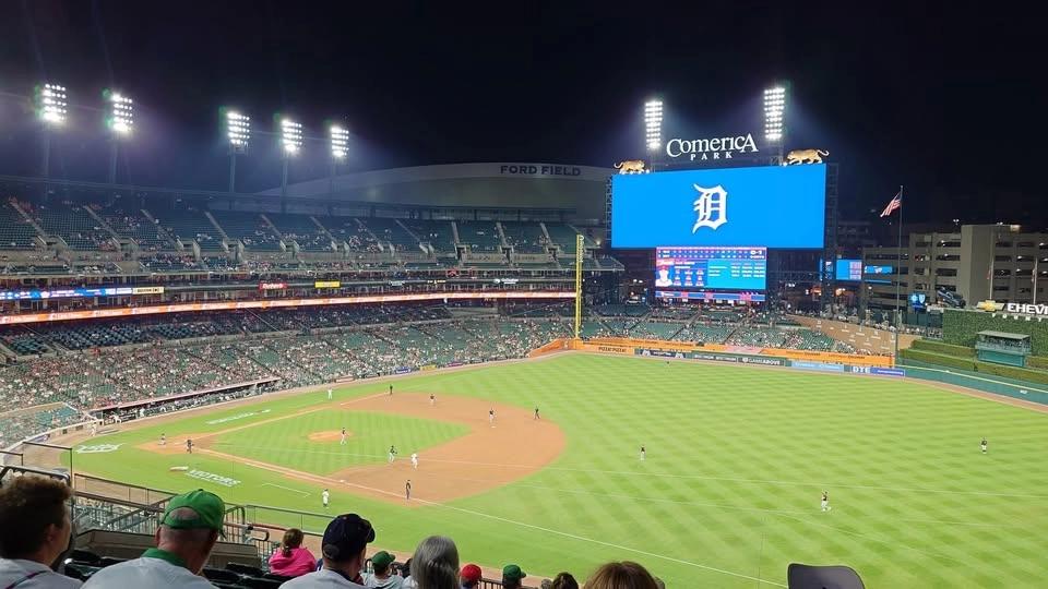 Knight Masons at the Detroit Tigers Irish Heritage Night