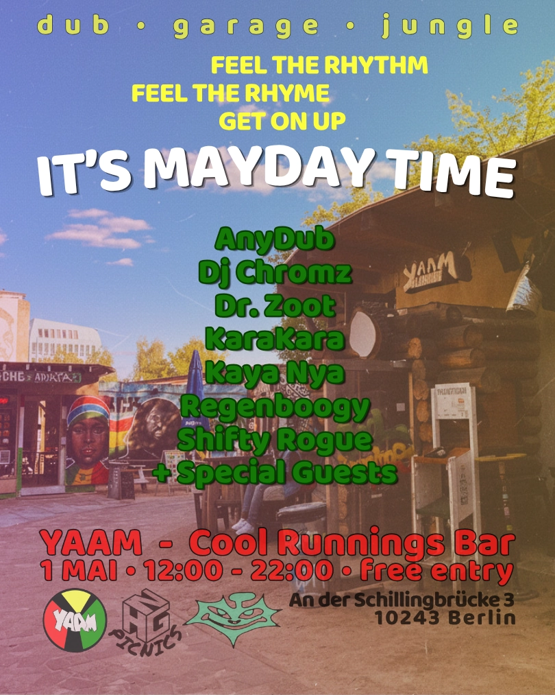 IT'S MAYDAY TIME AT YAAM