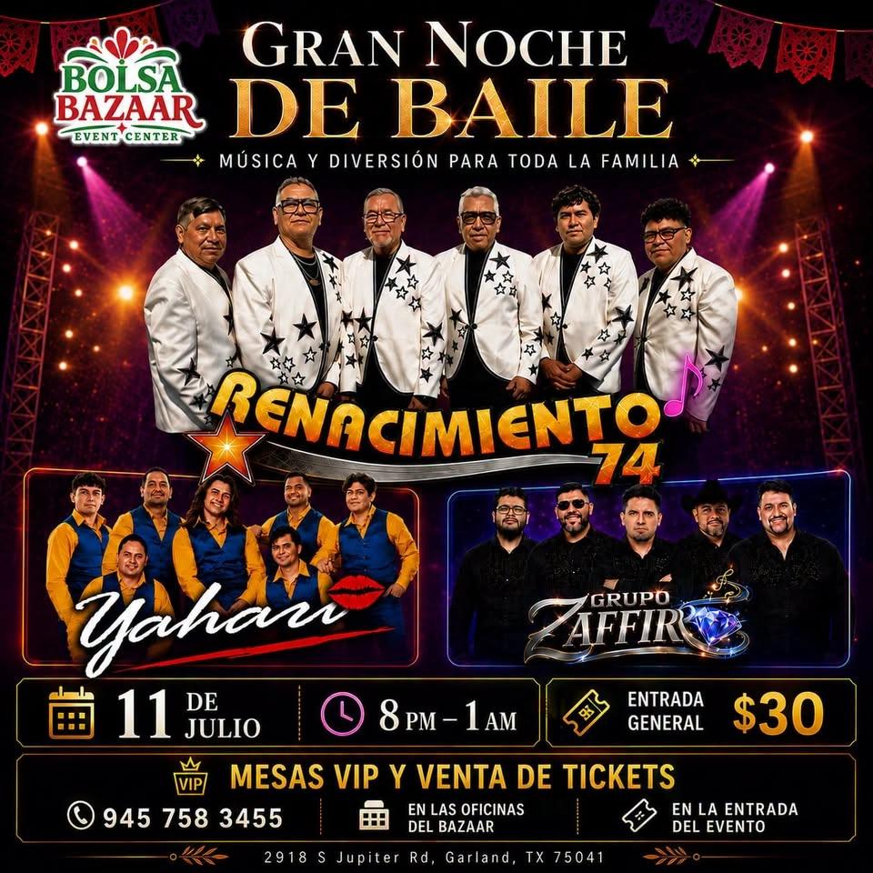 🎶 Gran Noche de Baile en Bolsa Bazaar | Renacimiento 74, Yahari y Grupo Zaffiro