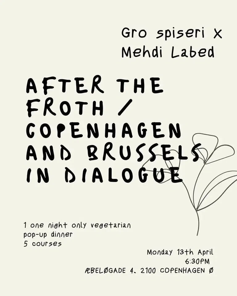 Popup Mehdi Laped x Gro spiseri / After the Frooth