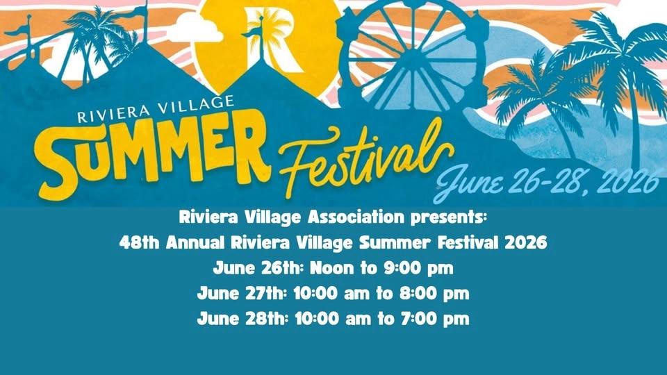 2026 Riviera Village Summer Festival
