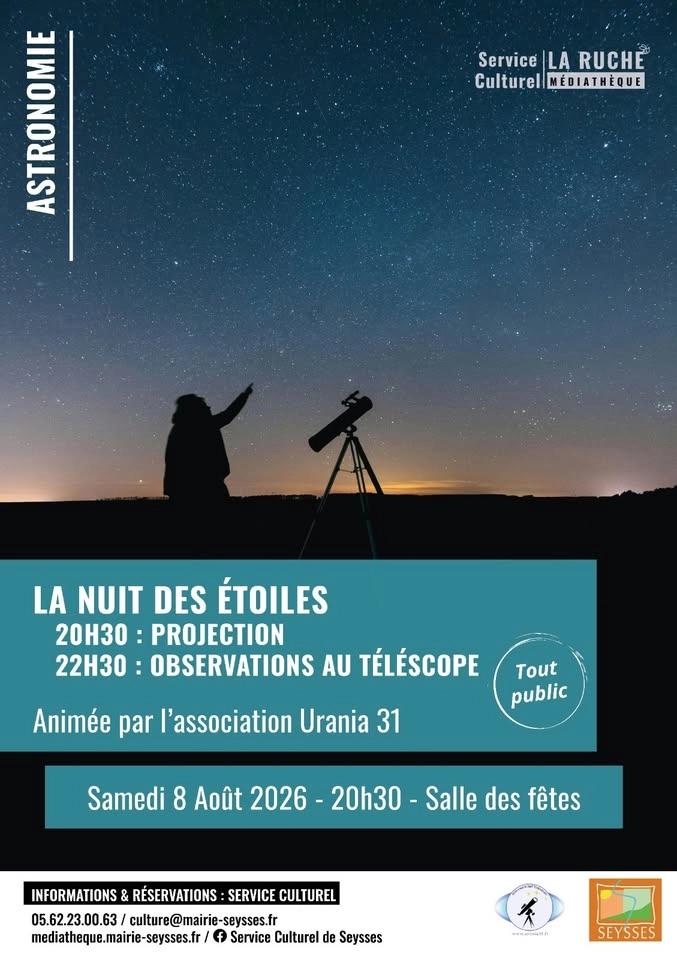 Nuit des étoiles 2026