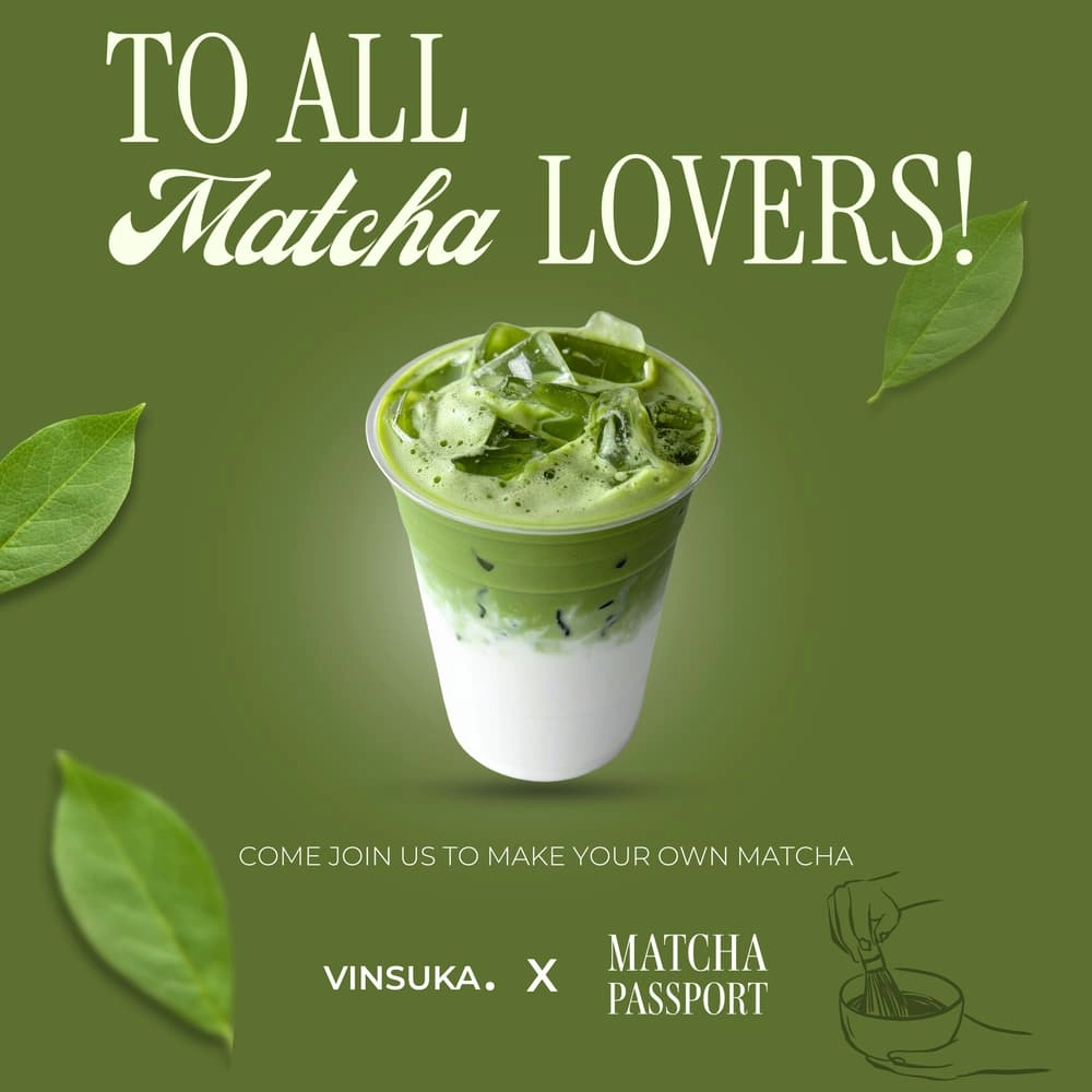 A Matcha making event! 💚