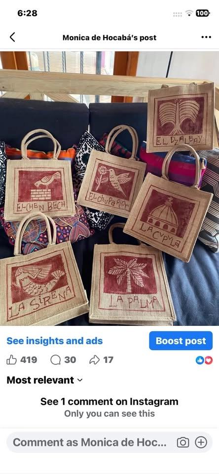 Paint and Sip - Tote Bag Esquinas!