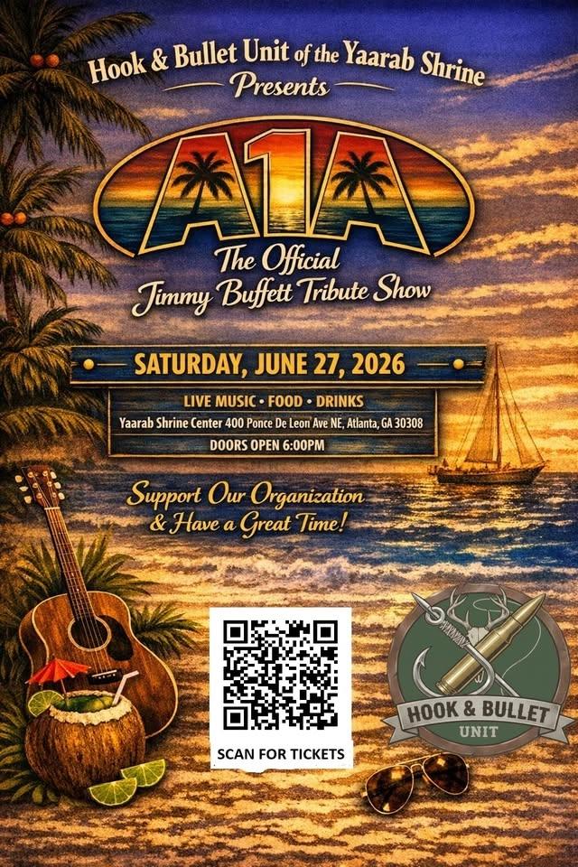 Fundraising Concert Featuring A1A the official Jimmy Buffett Tribute Show