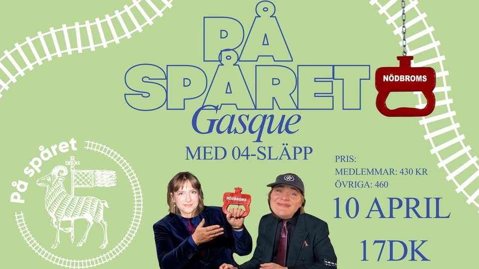 *SLUTSÅLD* - På Spåret-gasquen med 04-släpp