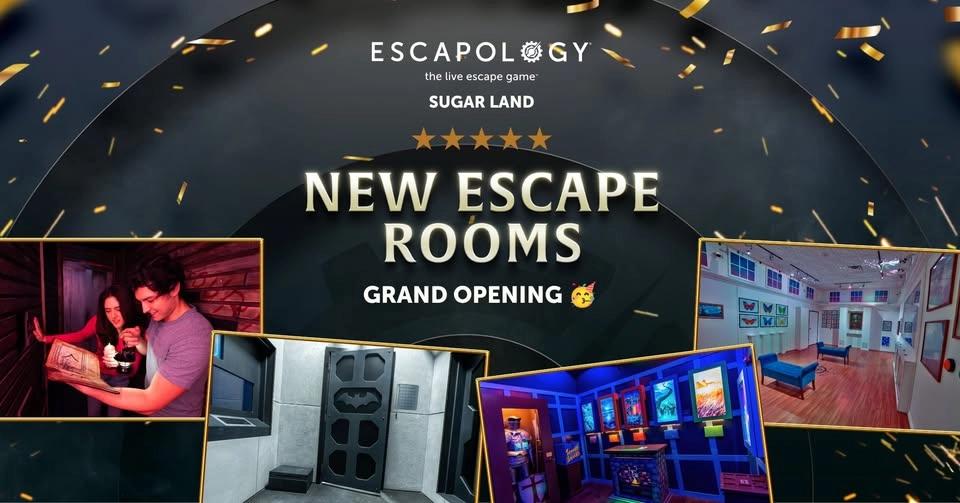 Escapology Sugar Land Grand Opening