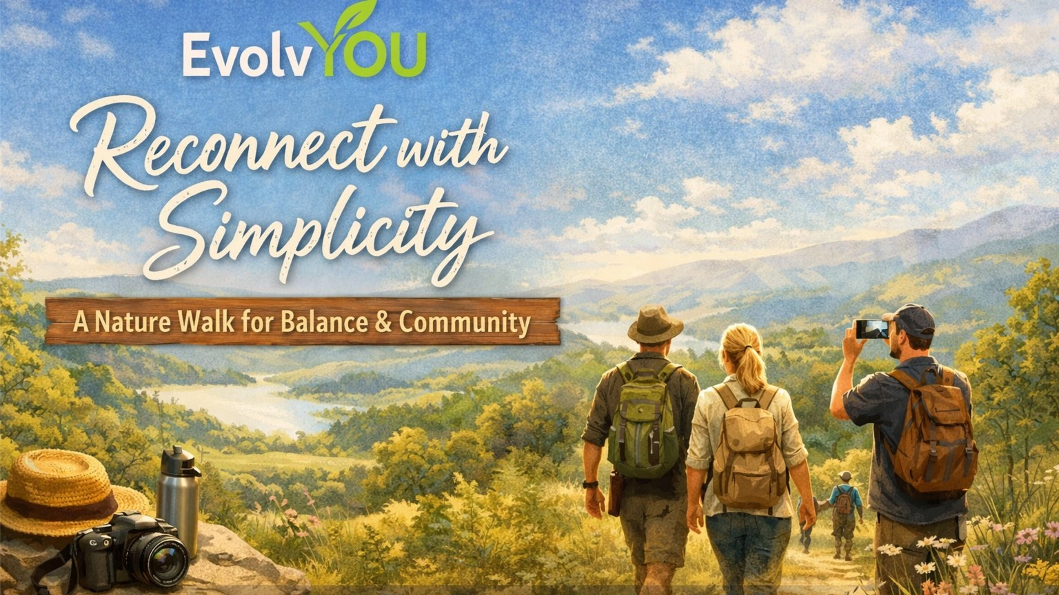 Reconnect with Simplicity: A Nature Walk for Balance, Community, and Inspiration
