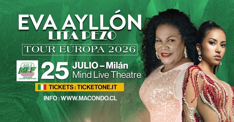 Eva Ayllón y Lita Pezo en Milán