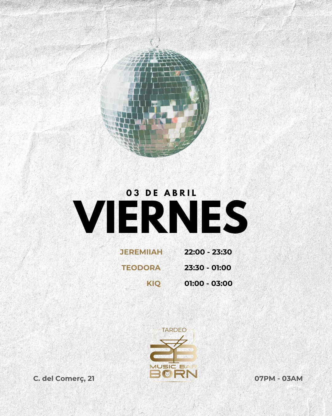 2B MUSIC BAR - BORN - DEEP HOUSE & PROGRESSIVE