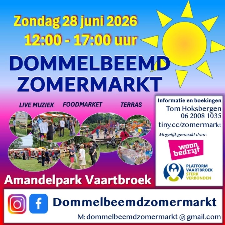 Dommelbeemd Zomermarkt 2026