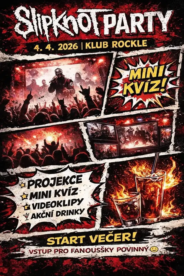 Slipknot Party + Happy Hour + Mini kvíz