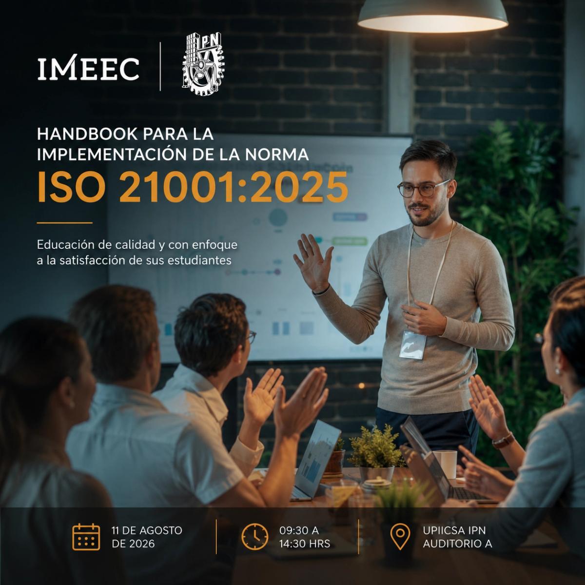 Evento de lanzamiento | Handbook ISO 21001:2025