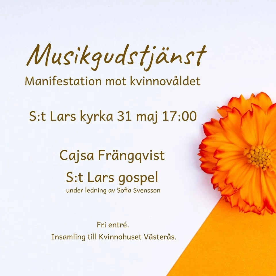 Musikgudstjänst - Manifestation mot kvinnovåldet