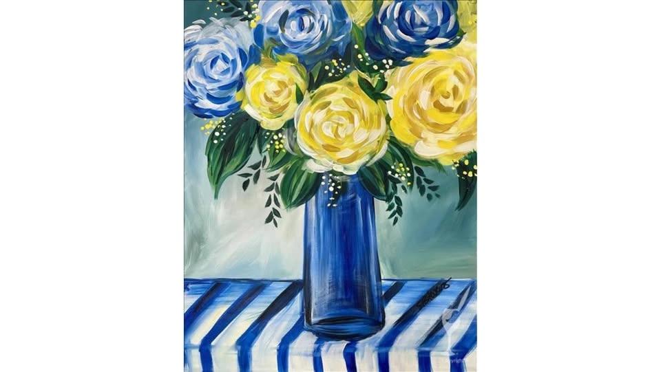 Blue Floral Aesthetic