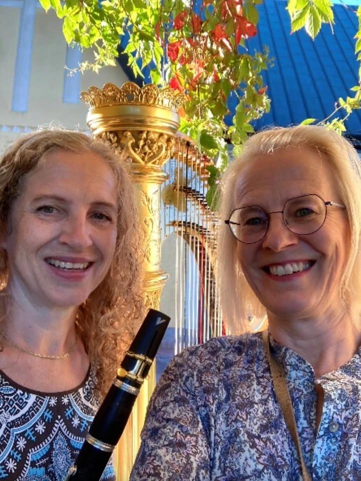 Sommarmusik: Klarinett & harpa