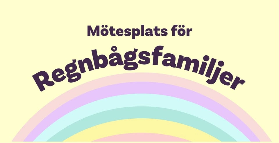 Mötesplats för regnbågsfamiljer - Paradfix och -pyssel!