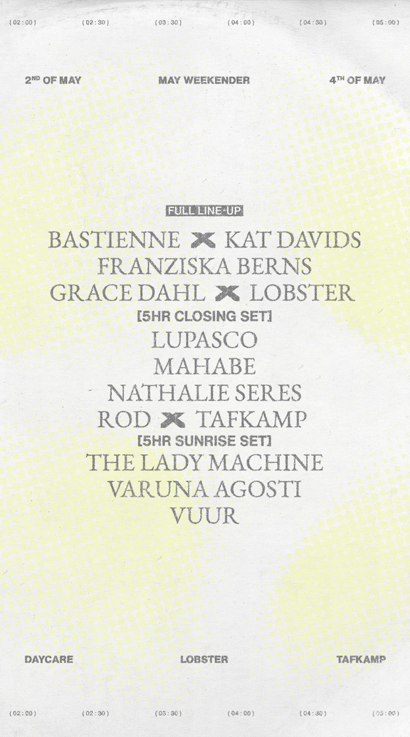 DAYCARE x Lobster x TAFKAMP Weekender