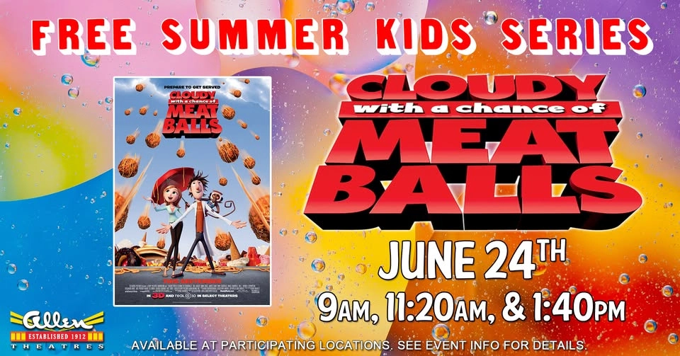 Cloudy with a Chance of Meatballs - FREE Summer Kids Series