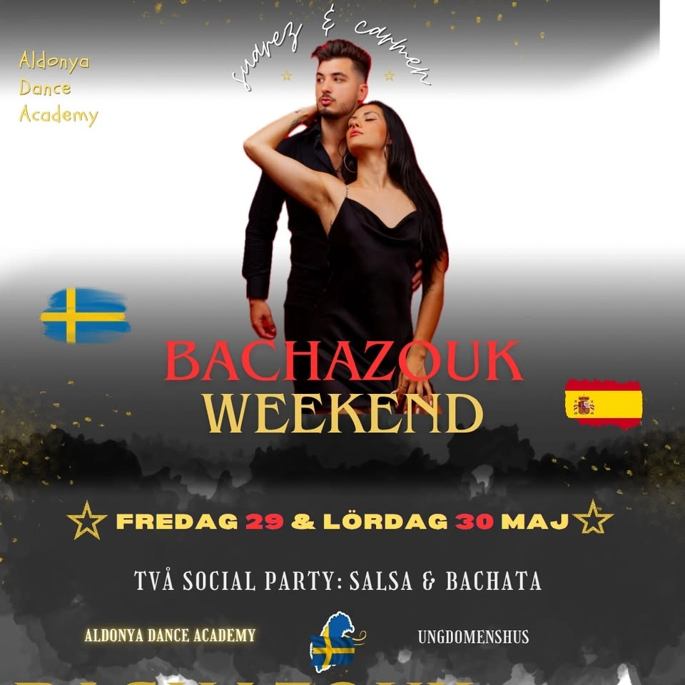 ★Bachazouk Weekend • Suarez & Carmen 🇪🇸 • Fre 29 & Lör 30 maj • Aldonya Dance Academy★