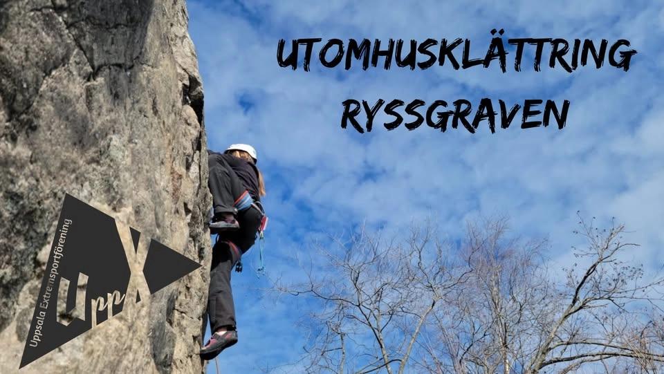 Utomhusklättring vid Ryssgraven